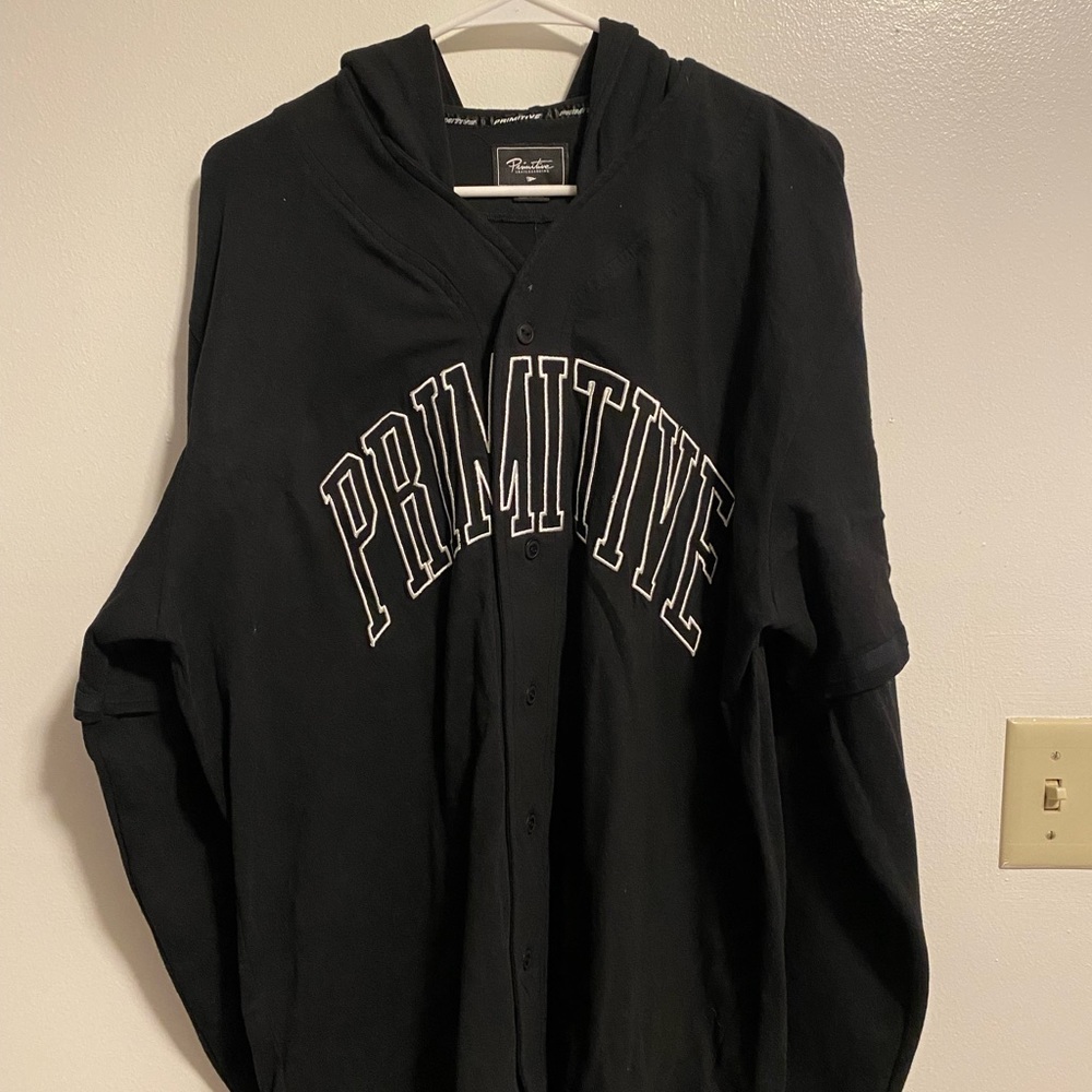 Primitive Skateboarding Button Hoodie